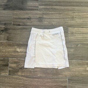 my mum made it mini skirt white twnnis skirt sporty size large